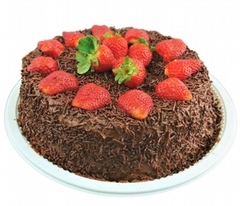 Tarta Brigadeiro y Fresas