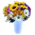 Jarrón Girasoles Mix Blanco