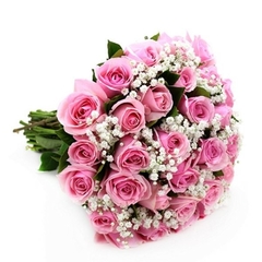 Bouquet of 20 Pink Roses - buy online