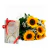 Seven Sunflowers Bouquet and Bonbons - buy online