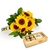 Beautiful Sunflowers and Ferrero Rocher Bouquet - buy online