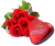 Hermoso Ramo con 6 Rosas Colombianas y Corazón Lindt