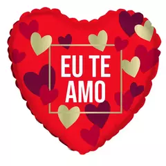 Te Amo Globo Metálico