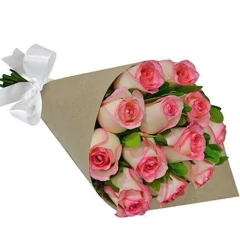 Bouquet 12 Pink Roses SP