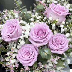 Bouquet of 5 Lilac Roses - Floresnet