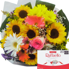 Flourish Bouquet and Raffaello - buy online