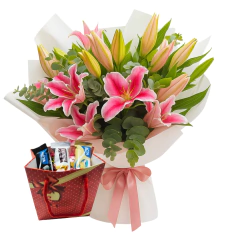 Buque Flores Niterói e Box de Bombons - comprar online