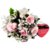 5 rosas rosas y corazón Lindt - comprar online