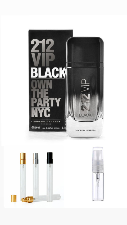 Decant 212 Vip Black - Carolina Herrera - Edp - 5,10 e 15 ml