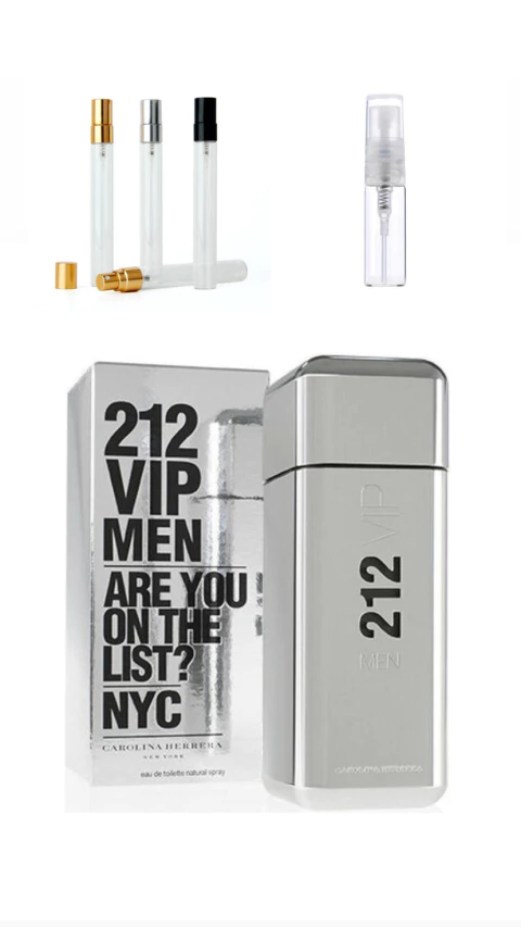 Decant Perfume 212 Vip Men - Masculino - Carolina Herrera - Edt - 5, 10 ou 15 mls - comprar online