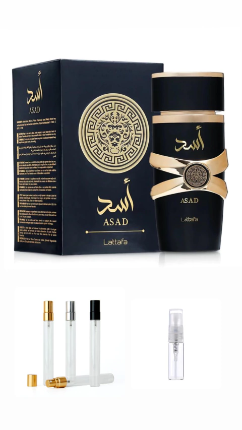 Decant Asad masculino Edp - Lataffa - 5 ou 10 mls