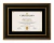Moldura Estilo Contemporâneo 5,1cm cobre escuro e dourado com paspatur preto - comprar online