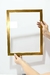 Moldura lisa 2cm Dourado Envelhecido Para Certificado Efeito flutuante na internet