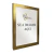 Moldura lisa 2x2cm Dourado Envelhecido