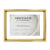 Moldura premium chanfrada flutuante - Dourado Ouro na internet
