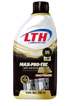 LTH MAX PRO TEC ACEITE SINTETICO MOTOR SAE 5W-30 API SN GF-5