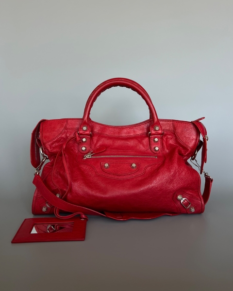 BOLSA BALENCIAGA CITY VERMELHA