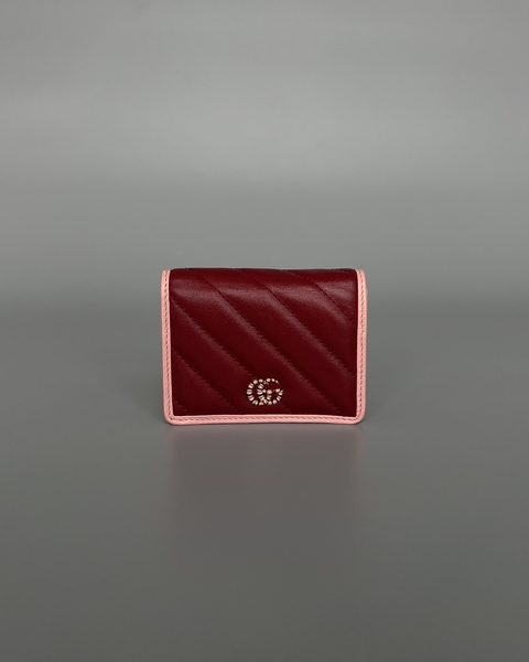 CARTEIRA COMPACTA GUCCI CC PINK