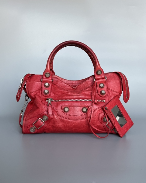 BOLSA BALENCIAGA CITY VERMELHA