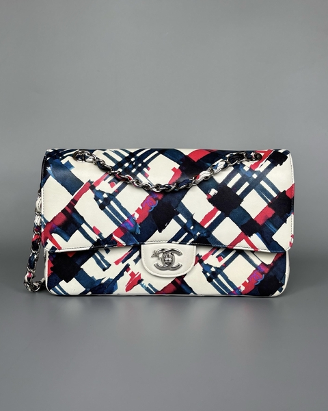 CHANEL CLASSIC DOUBLE FLAP MEDIUM MULTICOLOR AIRLINE - comprar online