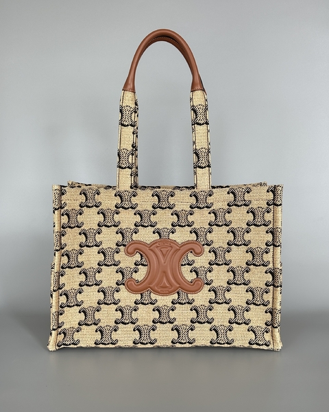 BOLSA CELINE TRIOMPHE LARGE CABAS THAIS RAFFIA