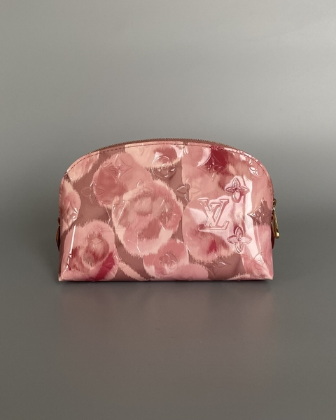 LOUIS VUITTON MONOGRAM ROSE INDIEN VERNIS COSMÉTIC POUCH