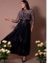 Saia Plissada Raquel Preta - comprar online