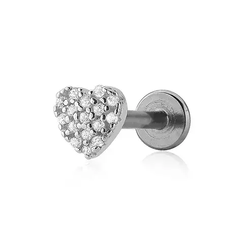 PIERCING CORAÇÃO CRAVEJADO