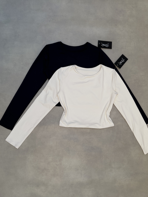 CROPPED poliamida RAN | preto - in TOKYO - comprar online