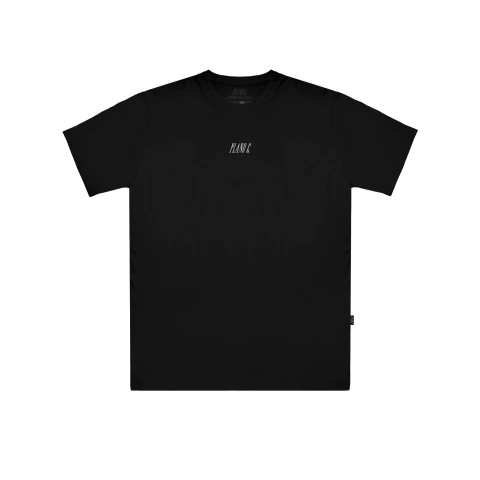 CAMISETA PLANO C BORDADO LOGO - PRETO