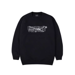 FRAGMENTS CREWNECK IN BLACK DISTURB