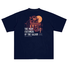 Camiseta Oodles "Saloon" Azul