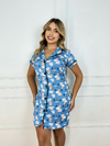 Camisola Americano Chemise - Ursinho Balões Estrelas (1155) - comprar online