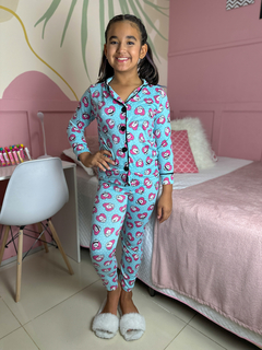 Americano Infantil Longo de Inverno - 3 Urso Polar Coração (636) - comprar online