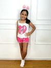 Baby Doll Alça Infantil - Angel Sentada F. Pink (1014) - comprar online