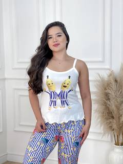 Pijama Longo De Alça - Bananas De Pijama New (892) na internet