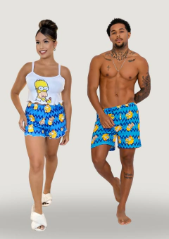 Kit Casal Cropped - Bart & Lisa Simpsons (475) - comprar online