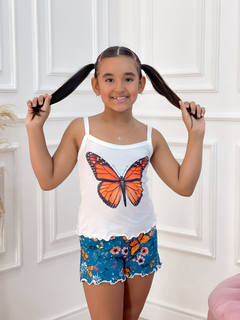 Baby Doll Alça Infantil - Borboleta (12) - loja online