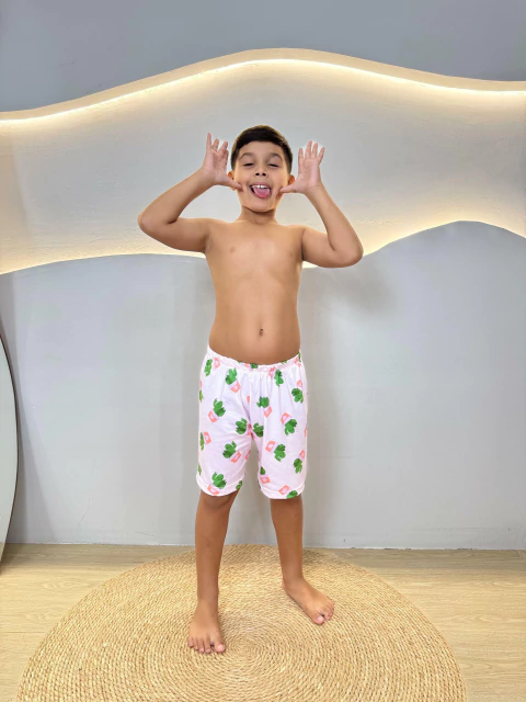 Samba Canção Infantil Masculino - Cacto Rosa (366) - comprar online