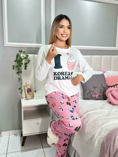 Pijama Longo De Inverno - Eu Amo Doramas (805) - comprar online