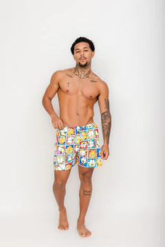 Pijama Masculino Samba Canção - Garfild Quadrinhos (1550) - Perfect Girl