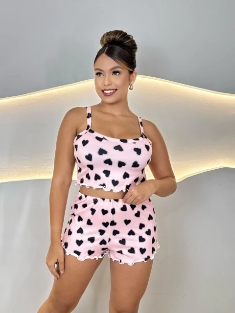 Baby Doll Cropped Ondinha Full - Gato Gothic (30) - comprar online