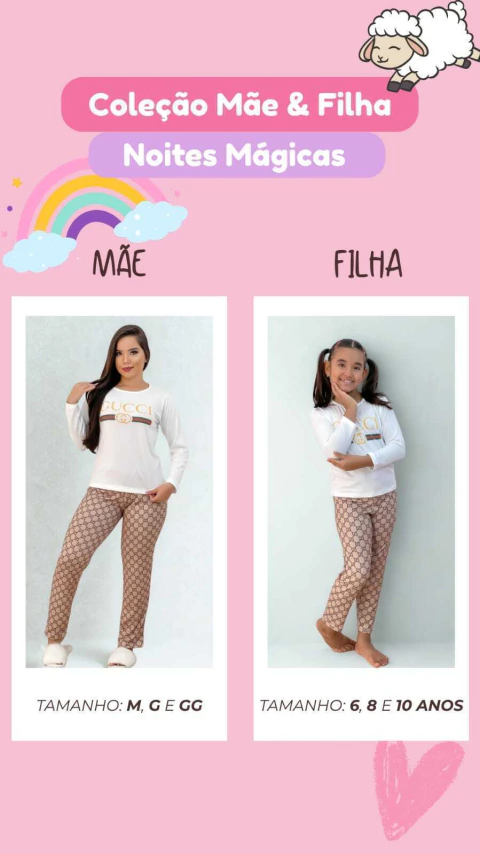 Kit Mãe & Filha Longos - Gucci (249) - comprar online