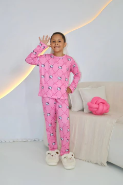 Mãe & Filha Longos (OBS: Peças vendidas separadamente, valores individuais) - Hello Kitty Laço Poá Rosa (1583) - comprar online