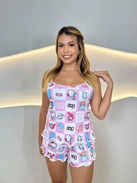 Baby Doll Alça Full - Hello Kitty & My Melody (1484) - comprar online