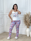 Pijama Longo De Alça - Hello Kitty Patinete (905)