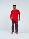 Pijama Masculino Longo de Inverno - Homem Aranha Red (556)