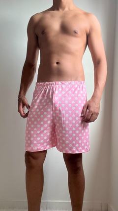Pijama Masculino Samba Canção - Minnie Coração e Bolinha (10) - comprar online