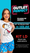 KIT LD MANGA 10 PEÇAS - MODELOS TAMANHOS VARIADO P/M/G/GG