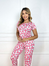 Pijama Longo De Manga Curta Full - Lola Coração (330) - comprar online